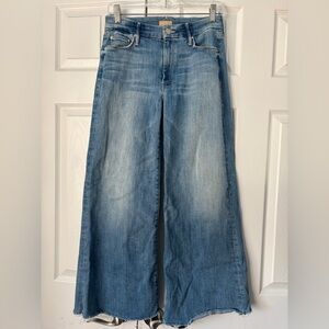 NWOT Mother Jeans : The Roller Crop Snippet Fray